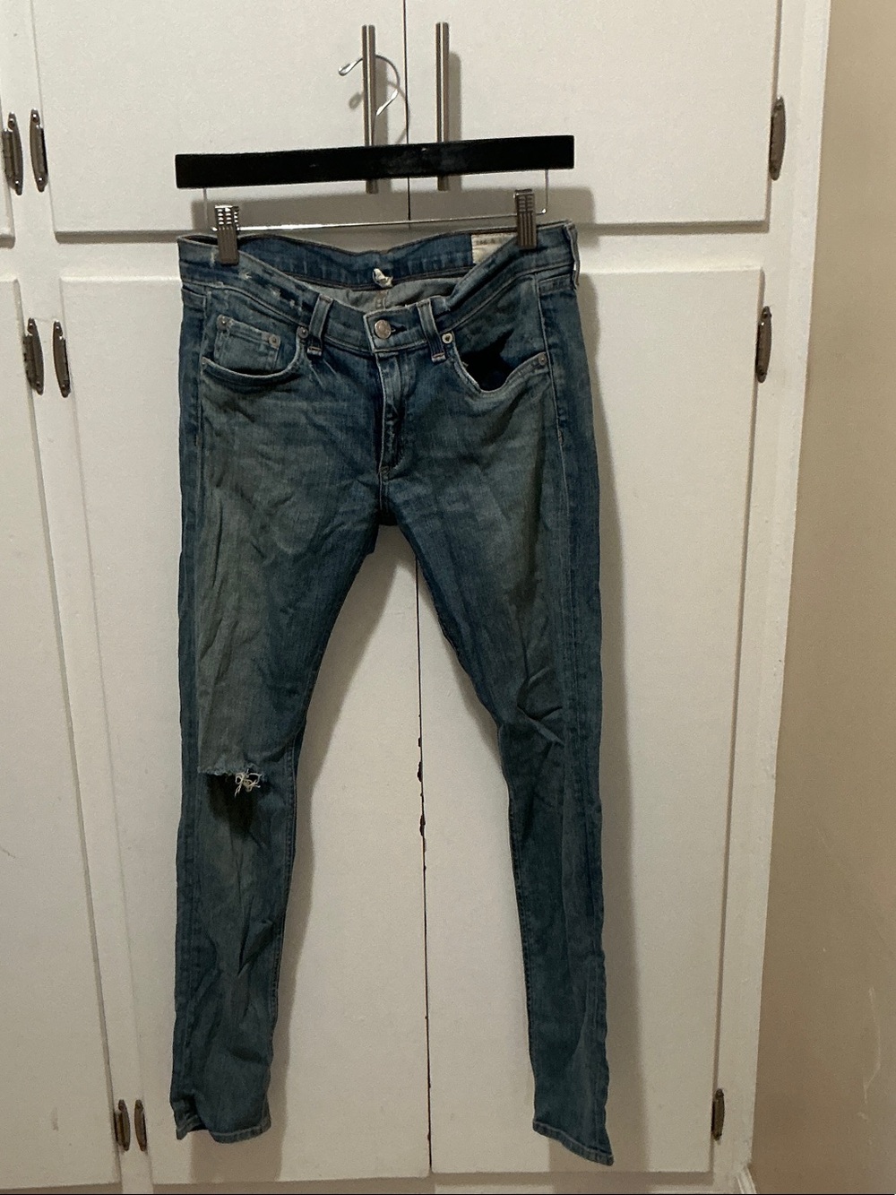 rag & bone light blue denim jeans